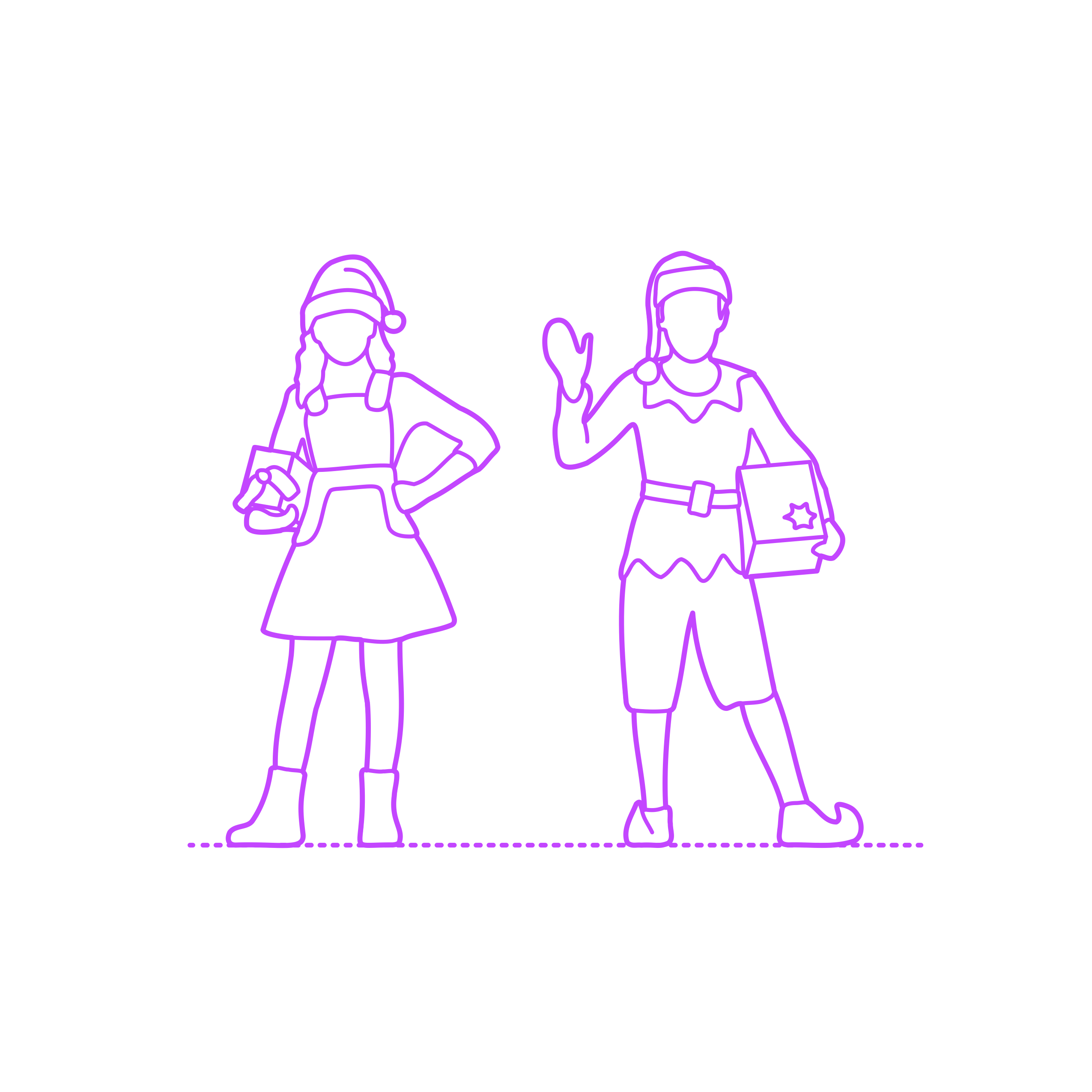 Pop Culture Holiday Characters Santas Elves Stencil Svg Design File Free Vectors